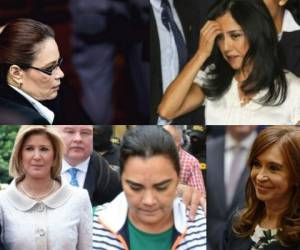 Ex presidentas, vicepresidentas, ex primeras damas y altas funcionarias, mujeres que ostentaron el poder, pero se desviaron en el camino.