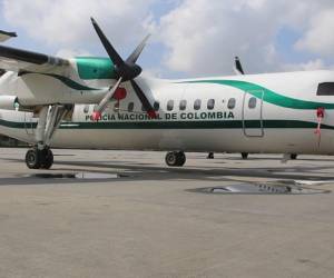 La aeronave fue atacada durante una operación policial