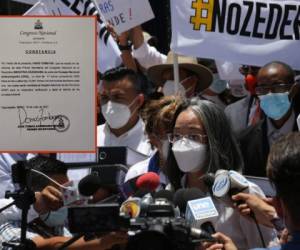 Durante el acto de entrega, la directora ejecutiva del Consejo Nacional Anticorrupción (CNA), Gabriela Castellanos, reveló que la mayoría de los candidatos presidenciales no firmaron la iniciativa ciudadana.
