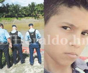 El cuerpo de Carlos Adolfo Mencía, de 14 años, fue descubierto flotando a la orilla del río Chamelecón, a la altura de la aldea El Higo.