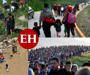 Entre la oscuridad de la noche y la abrasadora luz del día, miles de migrantes centroamericanos siguen su ruta migratoria por el sur de México con destino a territorio estadounidense. Y sin importar lo peligroso que pueda resultar y las adversidades que se pudiesen presentar en el camino, mantienen la actitud positiva y la esperanza de llegar sanos y salvos junto a sus seres queridos. FOTOS: AP/AFP