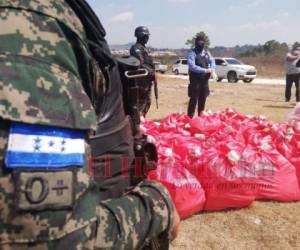 El operativo fue una operación conjunta entre la Policía Nacional y la Policía Militar de Orden Público. Foto: Estalin Irías | EL HERALDO