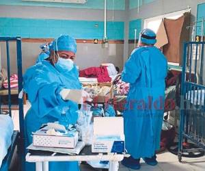 El personal sanitario se ha sacrificado en toda la pandemia.