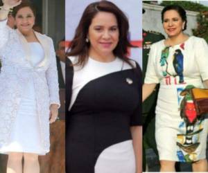 Ana García Hernández, la primera dama de Honduras, siempre ha lucido elegantes vestidos en importantes eventos de la nación. A continuación un recuento de sus atuendos más llamativos.