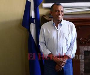 Pepe Lobo durante el lanzamiento de su movimiento nacionalista. Foto Emilio Flores|EL HERALDO