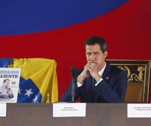 Juan Guaidó, presidente interino de Venezuela. Foto AFP