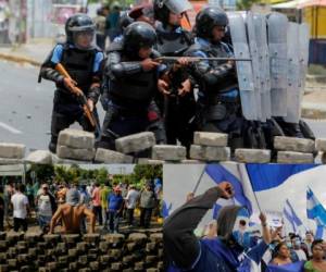 El CIDH, informó que entre el lunes 25 de junio y el domingo 1 de julio se registraron 18 muertes violentas, durante las últimas protestas en Nicaragua. Foto: Agencia AFP