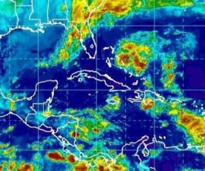 La tormenta tropical Kate que se formó el lunes en el Atlántico.