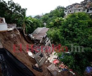 El sector afectado en La Esperanza ahora es una zona casi inhabitable.
