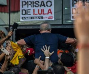 El expresidente de Brasil, Lula Da Silva, ha contado con el respaldo de sus seguidores. (AFP)