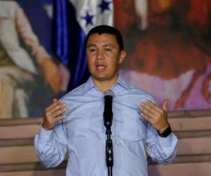 Secretario ejecutivo del Consejo de Ministros, Ebal Díaz, en comparecencia de prensa.