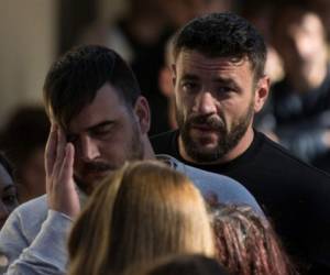 Jose Rosello, el padre de Julen, durante el velorio. Foto AFP