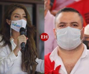 Iroshka Elvir de Nasralla es candidata a diputada de Francisco Morazán del Partido Salvador de Honduras y Luis Munguía candidato a diputado suplente del mismo departamento por parte del partido Libre.