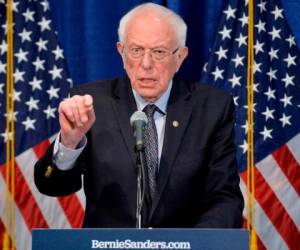 Bernie Sanders mencionó que está a la espera para encontrarse con su 'amigo' Joe Biden el domingo en Arizona. Foto: AFP