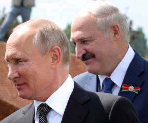 El presidente autoritario Alexander Lukashenko, que gobierna desde hace 26 años, enfrenta protestas desde que resultó reelegido para un sexto período el 9 de agosto. AP.