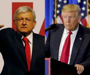 Andrés Manuel López Obrador dio a conocer la carta que envió al presidente de Estados Unidos, Donald Trump. Fotos AFP