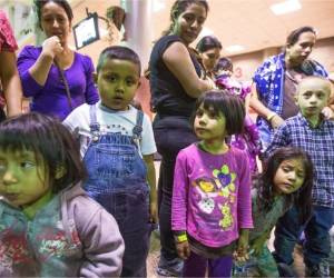 Decenas de niños y mujeres inmigrantes de Honduras, Guatemala y El Salvador fueron liberados por la Patrulla Fronteriza, ante la incapacidad de brindarles albergue.