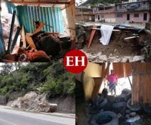 Las persistentes lluvias evidencian la vulnerabilidad de la capital. Muchas familias se han quedado sin hogar debido a los derrumbes y fisuras originadas por la humedad del suelo. Las autoridades piden estar alertas. Fotos: Alejandro Amador / EL HERALDO.