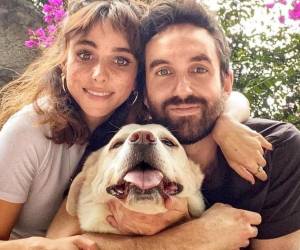 Natalia Téllez y su pareja Antonio Zabala.