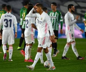 Real Madrid dejó escapar los tres puntos este sábado ante el Betis. Foto: AFP