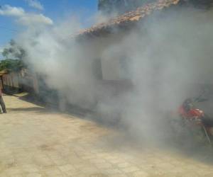 Los operativos de fumigación dieron inicio este jueves en la Villa de San Francisco. (Fotos: Agustín Lagos)