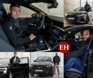 Los jugadores del Real Madrid, uno de los equipos más poderosos del mundo, recibieron nuevos vehículos de la marca Audi. Eligieron entre la gama de la compañía modelos como el A7 Sportback, el e-tron Sportback o el todocamino Q5 y Q7. Aquí los mostramos uno a uno. Fotos Real Madrid