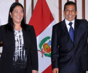 Expresidente Ollanta Humala y la líder opositora Keiko Fujimori, podría resultar involucrados en la investigación. Foto: Agencia AFP