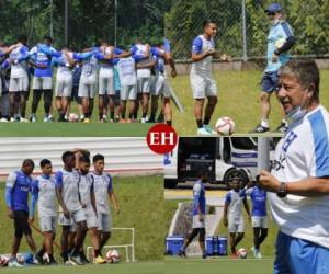 Este martes el entrenador colombiano Hernán Darío Gómez trabajó con el grupo de jugadores que buscarán rescatar la eliminatoria rumbo al Mundial de Qatar 2022. Fotos: Marvin Salgado| EL HERALDO