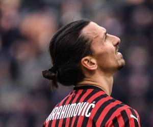 Ibrahimovic, de 38 años, se unió al AC Milan, club con el que tuvo grandes éxitos entre 2010 y 2012, en el mercado de invierno. AFP.
