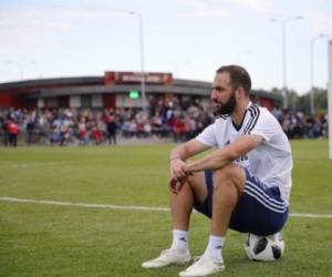 Higuaín, de 32 años, había salido de Italia rumbo a Argentina el 19 de marzo. Foto: Agencia AFP.