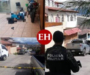 Dos personas fueron asesinadas en el interior de una vivienda ubicada en la cuarta etapa de residencial Centroamérica de la capital de Honduras, la mañana de este viernes. Fotos: Estalin Irías / EL HERALDO / Cortesía.