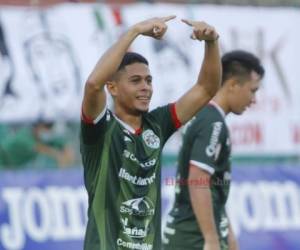 Cristian Cálix logró empatar el juego ante Platense.