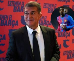 'Ha preferido quedarse aquí, eso no es bueno ni para él ni para el club, añadió el presidente del Barça. Fotos: AFP