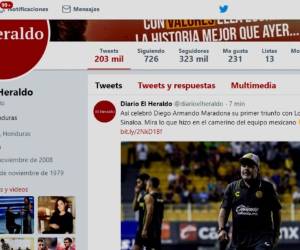 La red social de 280 caracteres 'trabaja en nuevas formas de darles más control sobre su hilo de noticias', informó a sus usuarios en una serie de mensajes el lunes por la noche. Imagen Twitter EL HERALDO.