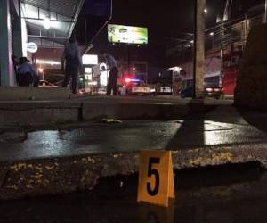 El violento ataque se registró en el centro de la ciudad de El Progreso.