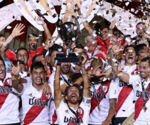El último titulo de River a nivel internacional, fue la Recopa Sudamericana en 2016. Foto/AFP