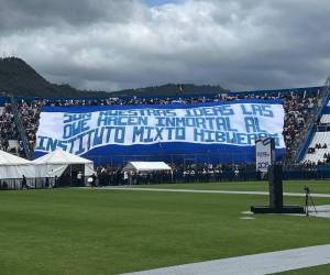El mensaje destacó durante la jornada de desfiles patrios por los 205 años de independencia de Honduras como una muestra de orgullo e identidad de la institución.