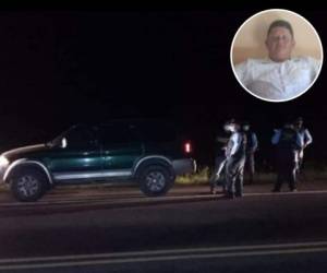 El aspirante a alcalde se conducía en su camioneta verde cuando fue atacado a disparos por sujetos que iban a bordo de una motocicleta.
