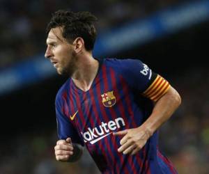 Lionel Messi figura del Barcelona estará en la visita de este miércoles en Wembley. Foto:AFP