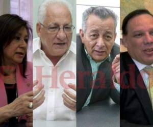 Belinda Flores, Francisco Herrera, Armando Euceda y Marco Tulio Medina son los cuatro finalistas a elección del nuevo rector de la UNAH.