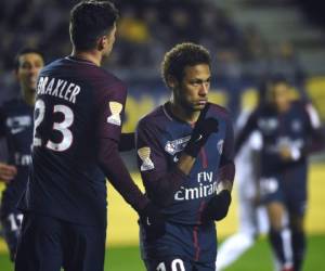 El miércoles en la 21ª jornada de la Ligue 1 juagará el brasileño, señaló este martes el técnico del París Saint-Germain Unai Emery. Foto: AFP