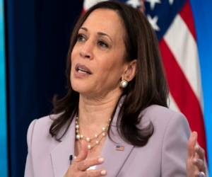 La vicepresidenta Kamala Harris habla el miércoles 23 de junio de 2021 en la Casa Blanca, en Washington. (AP Foto/Jacquelyn Martin).