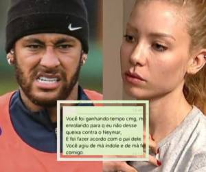 La polémica entre Neymar y la modelo Najila Trindade está lejos de terminar. Fotos AFP