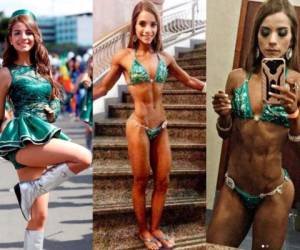 Dejó el bastón de sexy palillona para dedicarse de lleno a tonificar su cuerpo en el gimnasio; hoy es campeona de fisicoculturismo, así ha cambiado la vida de la modelo hondureña Jennifer Funes. (Fotos: Instagram)