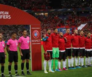 Francia goleó a Albania por 4-1 en París, en un cotejo correspondiente al Grupo H de la eliminatoria para la Eurocopa de Naciones. Foto: AP.
