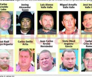 En menso de dos años, 17 hondureños han sido extraditados hacia los Estados Unidos por tener vínculos con el narcotráfico. Aquí la lista.