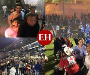 Al menos dos muertos, varias personas heridas, zozobra, llanto y desesperación es la escena que dejó el clásico capitalino. Fotos: El Heraldo.