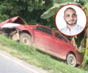 El congresista por el departamento de Atlántida, Ariel Montoya, no sufrió lesiones de consideración.