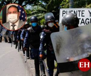 La vocera estadounidense se refirió a una movilización de 20 mil soldados y policías de México, Honduras y Guatemala hacia las fronteras, sin embargo este martes Suazo aclaró que se trata de los operativos que se realizaron durante caravanas anteriores. Foto: AP.