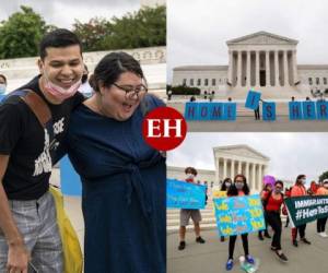 La Corte Suprema de Estados Unidos bloqueó este jueves la decisión del presidente republicano Donald Trump de terminar la protección para los 'dreamers'. Fotos: AFP/AP